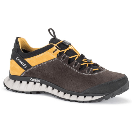Herrenschuhe Aku Climatica Suede GTX schwarz/gelb Anthracite/Yellow