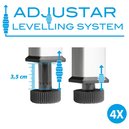 Campingtisch Brunner Quadra Tropic Adjustar 4