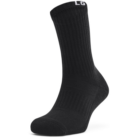 Socken Under Armour Core Crew 3PK schwarz Black//White