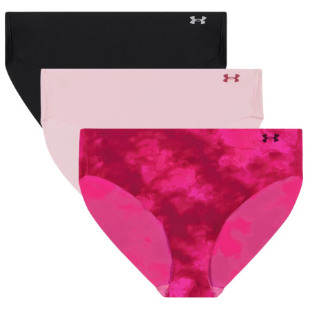 Damenhöschen Under Armour UA Pure Stretch No Snow Bikini - Novelty 3PK rosa Pink