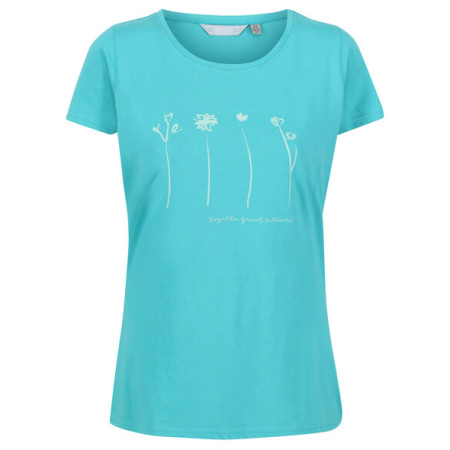 Damen-T-Shirt Regatta Womens Breezed II blau Turquoise