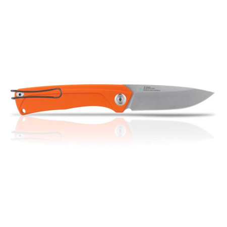 Klappmesser Acta non verba Z200 Stonewash/Plain Edge, G10