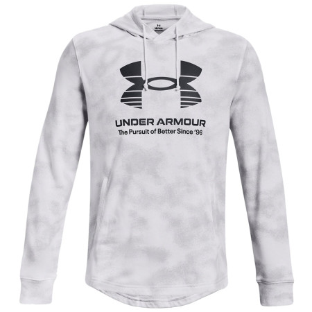 Herren-Sweatshirt Under Armour Rival Terry Novelty HD weiß White / Gray Mist / Black