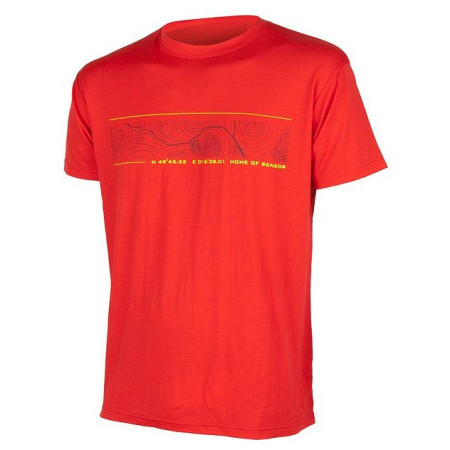 Herren-T-Shirt Sensor Merino Wool PT GPS