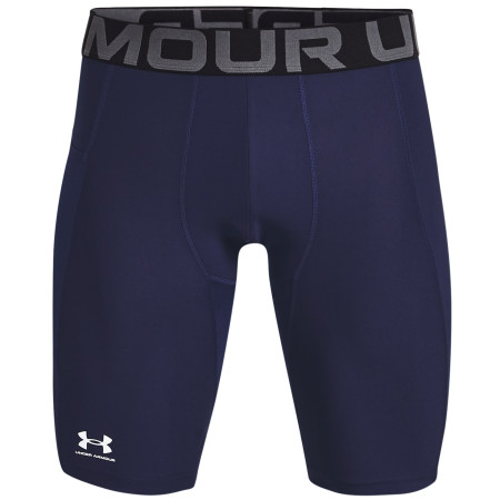 Herren-Funktionsunterhosen Under Armour HG Armour Lng Shorts dunkelblau MidnightNavy/White