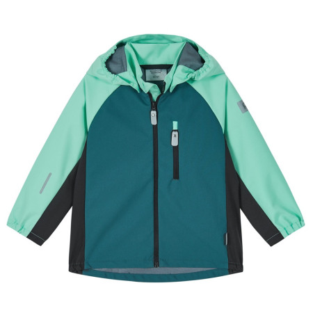 Kinder-Softshell-Jacke Reima Temppu Dark Teal grün/grau Dark Teal