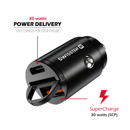 Auto-Adapter Swissten Car Charger 30W