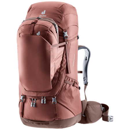 Damen Wanderrucksack Deuter Voyager 60+10 SL rot/braun caspia-raisin