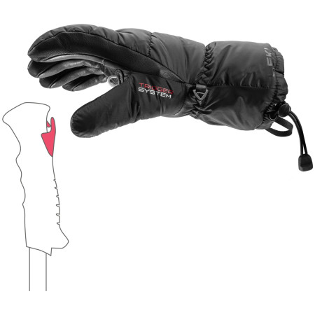 Damen Ski-Handschuhe Leki Glace 3D