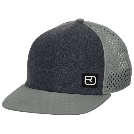 Baseballmütze Ortovox Logo Air Trucker Cap grau/grün Green Sage