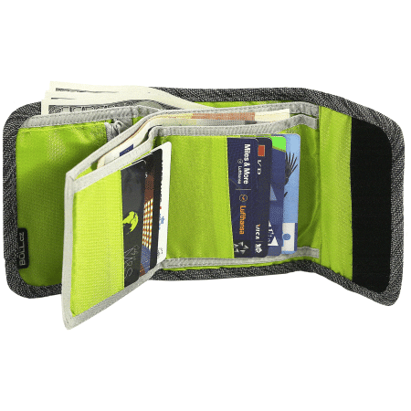 Geldbeutel Boll Deluxe Wallet schwarz/grün Black/Lime