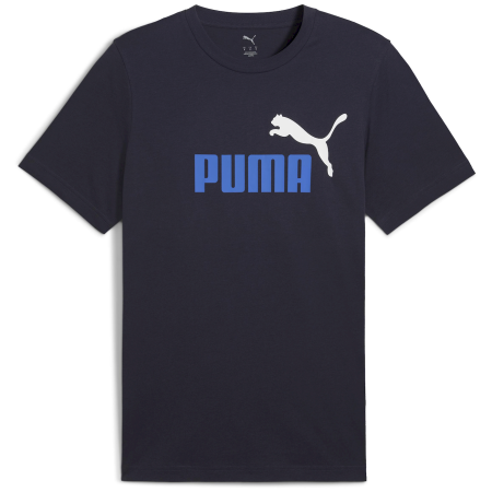 Herren-T-Shirt Puma ESS 2 Color No. 1 Logo Tee blau New Navy