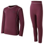 Kinder-Funktionsset Dare 2b Pow II Baselayer Set Huckleberry dunkelrot Huckleberry