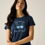 Damen-T-Shirt Regatta Women’s Fingal Slogan