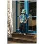 Hemd Wouki Hitode forest blue