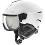 Skihelm Uvex Instinct Visor weiß white-black mat