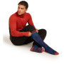 Herrensocken Icebreaker Men Merino Blend Ski+ Medium OTC Mountain Contour