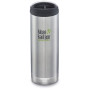 Thermoflasche Klean Kanteen TK Wide 16 oz silber BrushedStainless