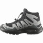 Kinderschuhe Salomon Xa Pro Mid Wp J Black-Sedona Sage-Wrought Iron