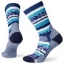 Damensocken Smartwool Hike Light Cushion Margarita Crew blau/hellblau alpine blue