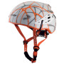 Helmgröße: 54-60 cm / Farbe: weiß/orange