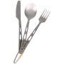 Besteckset Warg Hyperion Titan Cutlery Set grau grey