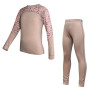 Kinder-Funktionsset Sensor Merino Impress Set Beige beige Beige