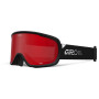 Skibrille Giro Roam Black Stacked-Amber Scarlet/Yellow (2skla) schwarz Black Stacked-Amber Scarlet/Yellow