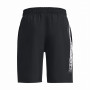 Kindershorts Under Armour Woven Graphic Shorts-BLK