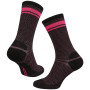 Sockengröße: 39-42 / Farbe: schwarz/rosa