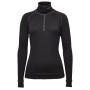 Damen-Rollkragenpullover Brynje of Norway Arctic Double Zip-polo schwarz Black