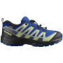 Kinderschuhe Salomon Xa Pro V8 Waterproof blau Nautical Blue / Black / Sharp Green