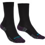 Sockengröße: 35-37 / Farbe: schwarz/lila