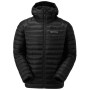 Herren-Winterjacke Montane Anti-Freeze Hoodie schwarz Black