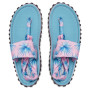 Damensandalen Gumbies Slingback Neon Palm blau/rosa modrá/růžová