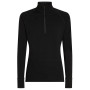 Herren-Funktionsshirt Icebreaker Men Mer 200 ZoneKnit LS Half Zip schwarz Black