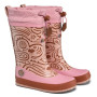 Kinderstiefel Affenzahn Rainboot Vegan Puddly Deer rosa Deer