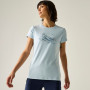 Damen-T-Shirt Regatta Womens Fingal Stretch