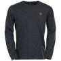 Herren-Funktionsshirt Fundango Justin Longsleeve T-shirt schwarz black heather