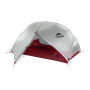 Farbe: grau/rot