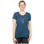Damen-T-Shirt Chillaz Gandia Happy Alpaca blau dark blue