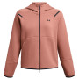 Damen-Sweatshirt Under Armour Unstoppable Flc FZ rosa CanyonPink/Black