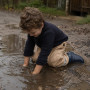 Wasserdichte Kinderhosen DucKsday Rainpants Londen/sand