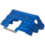 Größe der Bindung: 90 mm / Farbe: blau