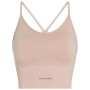 Sport-BH Icebreaker Merino Blend 260 Seamless Rib Strappy Tank rosa PINK QUARTZ