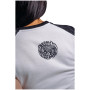 Damen-T-Shirt Nebbia Crop Top Leopard '97 Primal