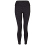 Damen-Leggings Dare 2b Influential Leging 2023 schwarz/grau Black Chevron Print