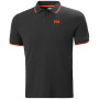 Herren-T-Shirt Helly Hansen Kos Polo schwarz/rot 980 Ebony
