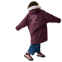 Kinder-Regenmantel Regatta Junior Waterproof Changing Robe Pro Fig