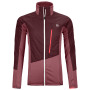 Damenjacke Ortovox W's Westalpen Hybrid Jacket rot Winetasting
